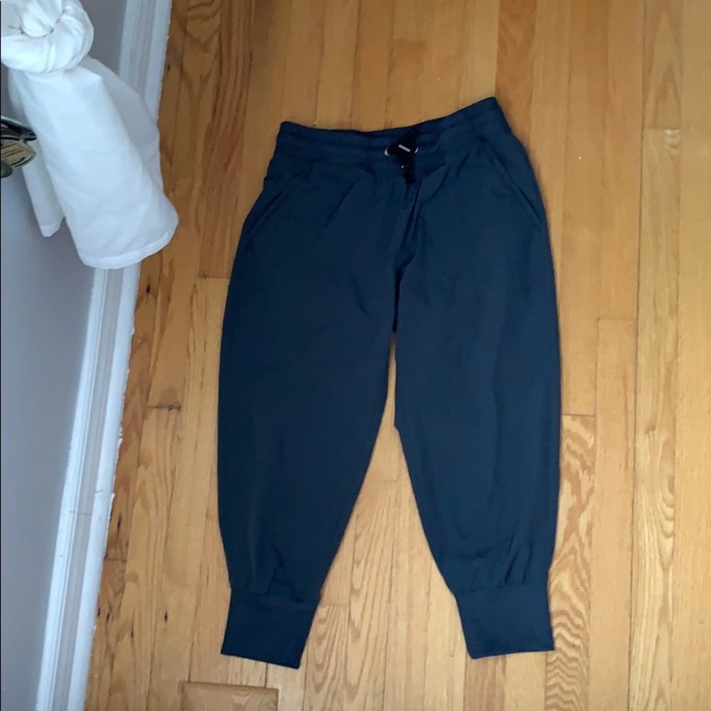 Gray Capri length pants